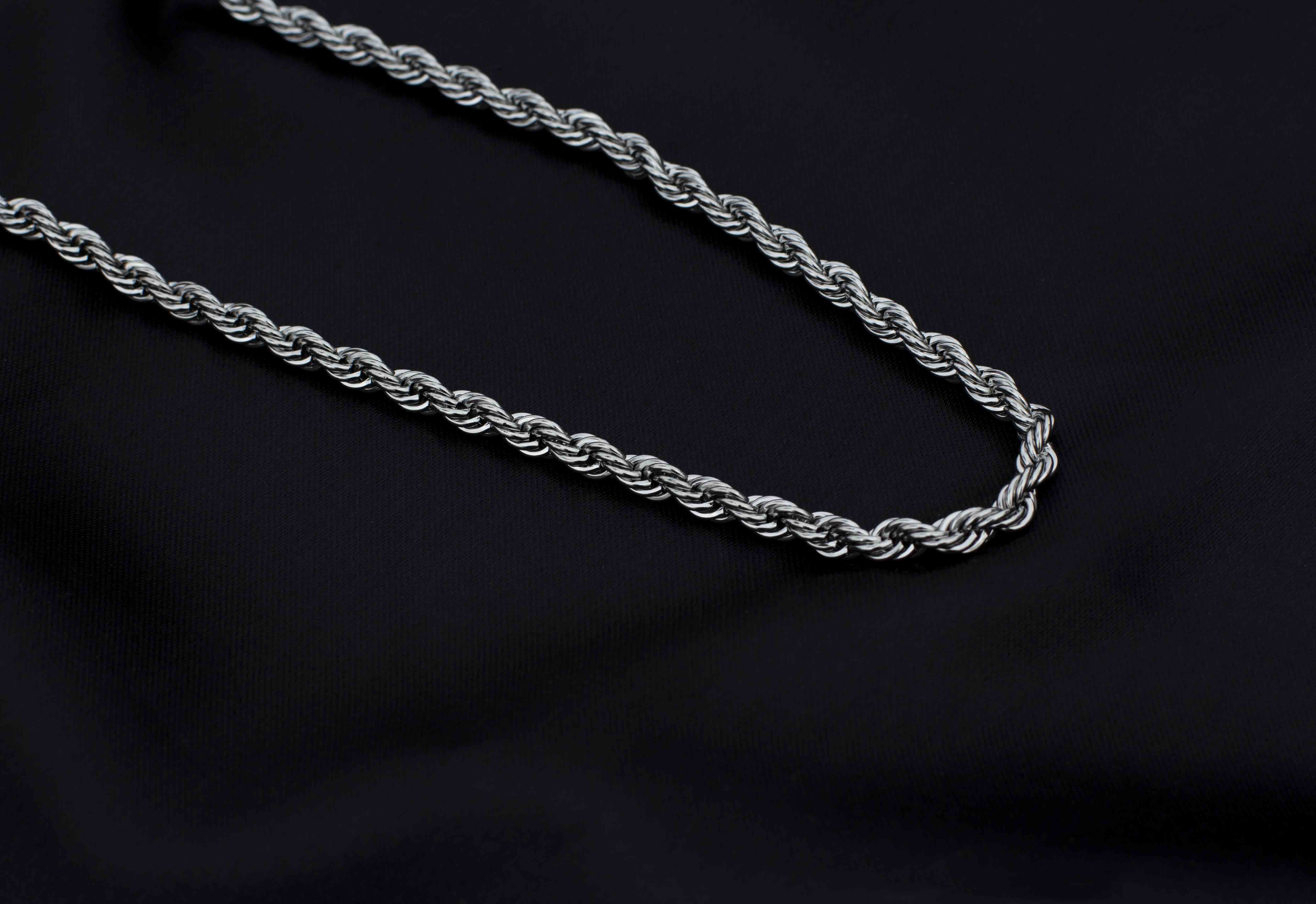 ROPE CHAIN (SILVER) 5MM